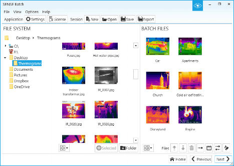 Thermal Reporting Software - Images collected during inspection