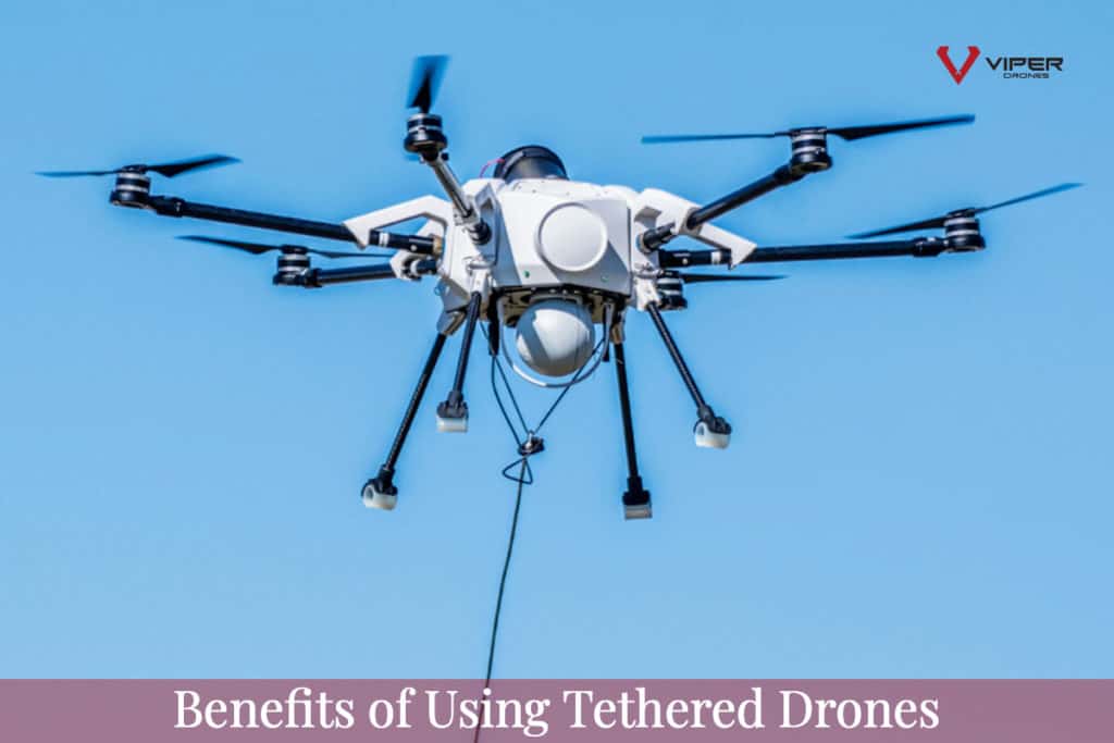 Tethered drone store