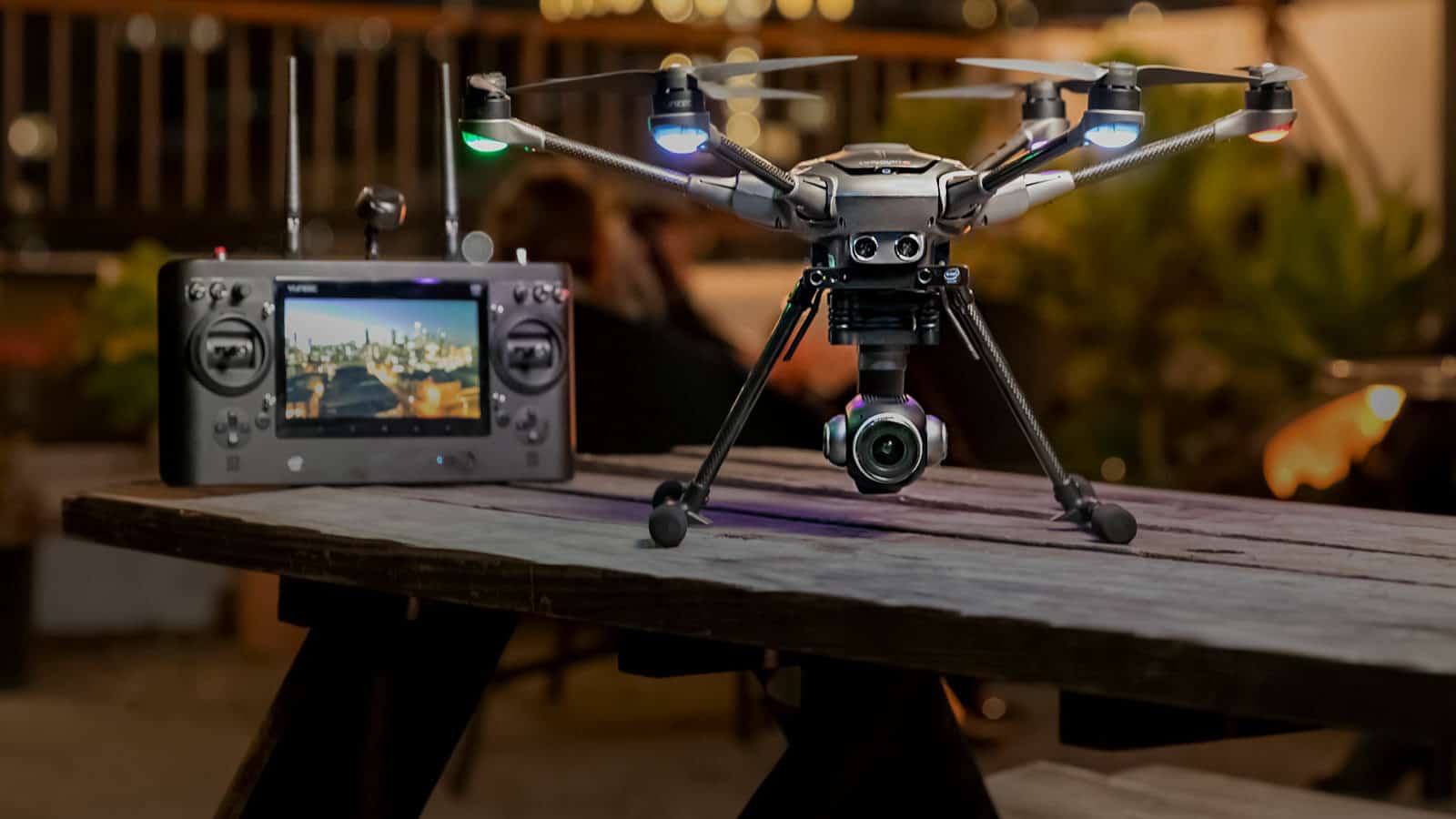 yuneec typhoon h plus top drne with a camera